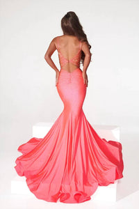 Portia&Scarlett - Jeweled Cutout Back Prom Dress