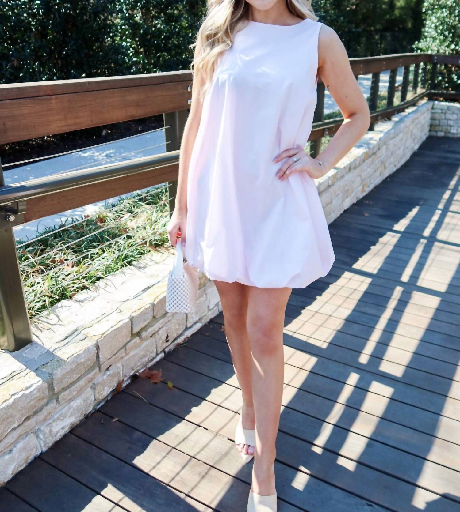 Needii - Women's Bubble Mini Dress