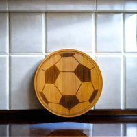 Creative Gifts International - Soccer Ball Wood Board - 13"