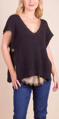 Gigi Moda - Editta V Neck Vest