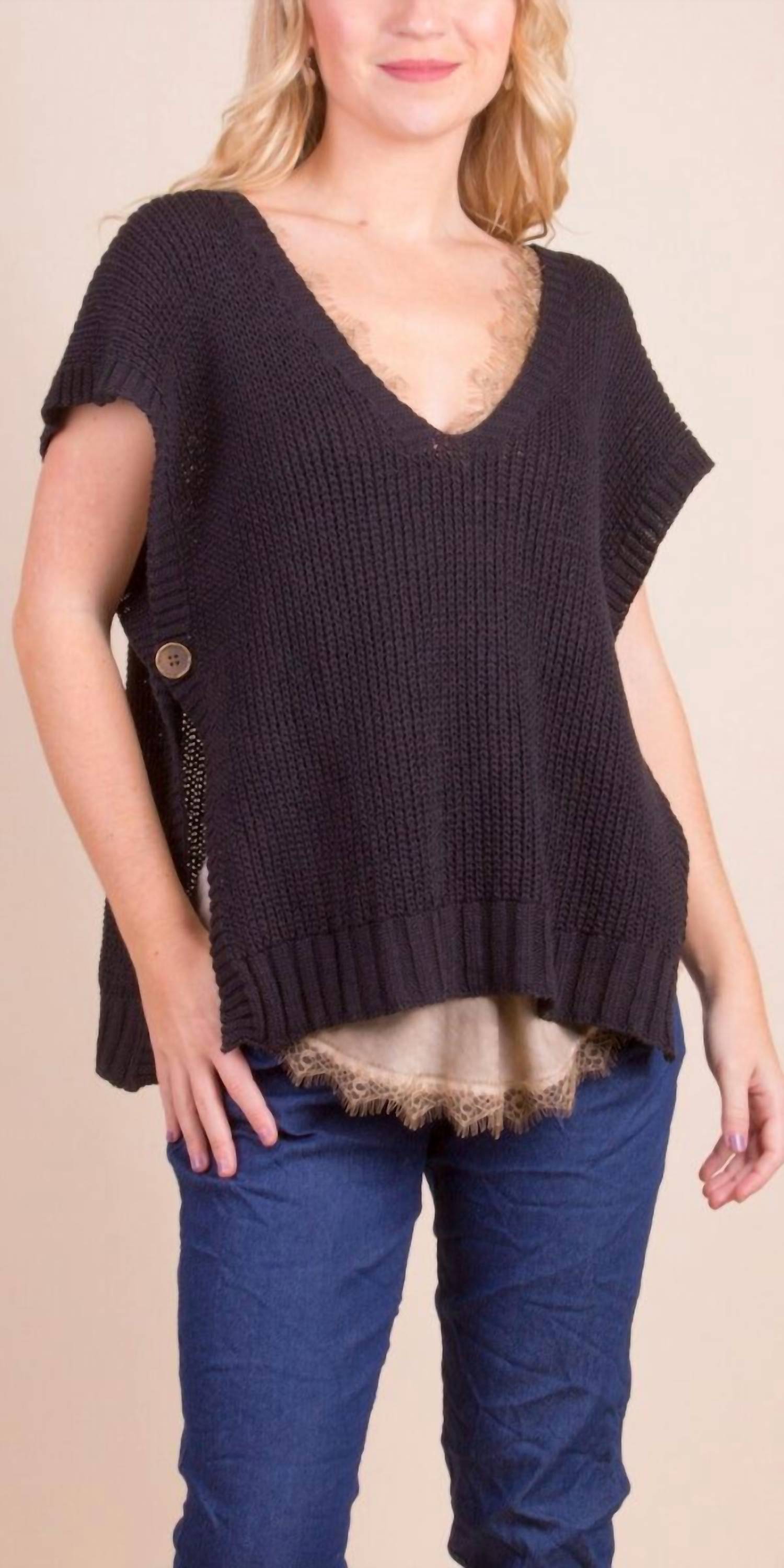 Gigi Moda - Editta V Neck Vest