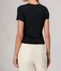 Rag & Bone Luca Baby Tee in black - women's t-shirt - detail view