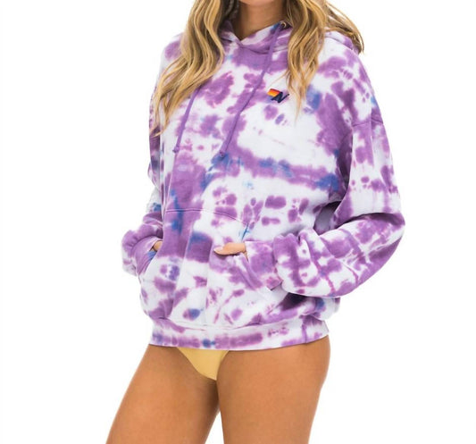 Aviator Nation - Hand Dyed Tie Dye Relaxed Pullover Hoodie