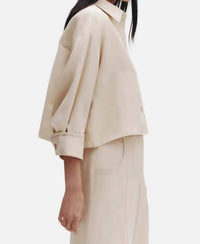 Twp - Soon To Be Ex Cropped Button-up Shirt