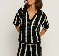 Central Park West - Novelty Stitch Polo
