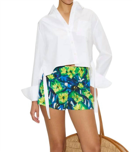 Simon Miller - AYRE CROPPED POPLIN TOP