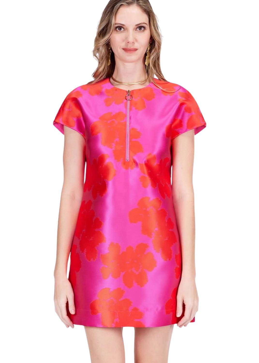 Jade - Brocade Shift Dress