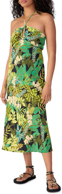 Sanctuary - Halter Keyhole Midi Dress