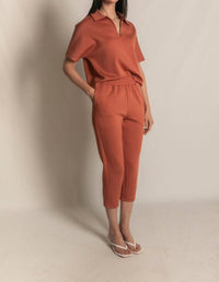 Before You Lana Ankle Pant in dusty rose - women's pants