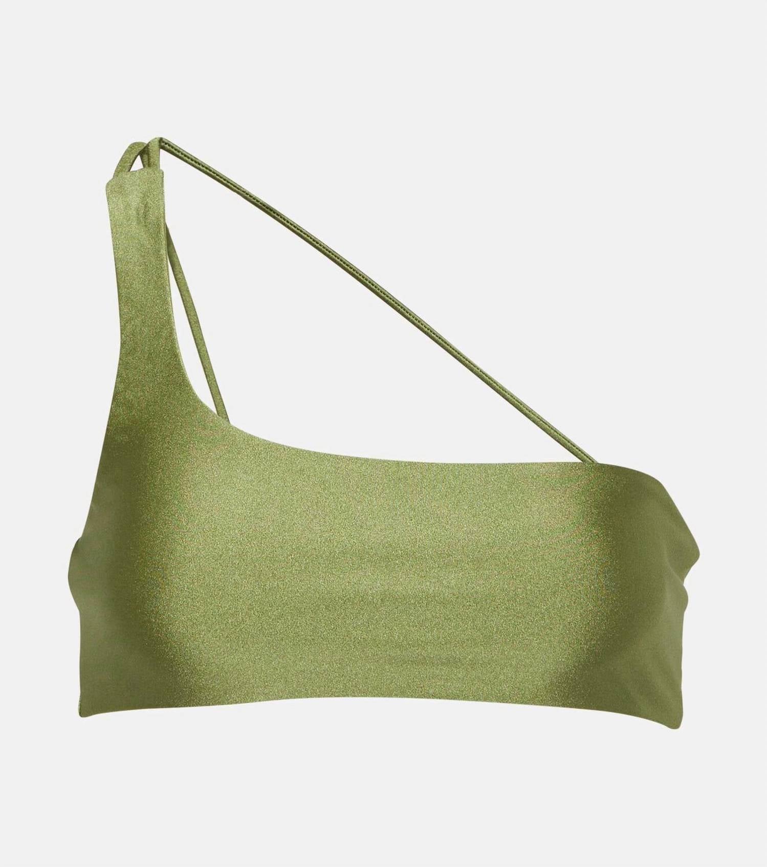 Jade Swim Apex One Shoulder Top in green - women's swimwear - view 5