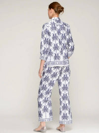 Vilagallo - Palm Print Trousers