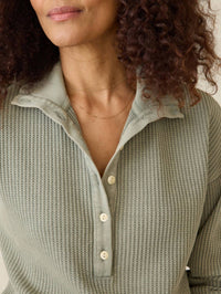 Faherty - Surf Waffle Henley Top