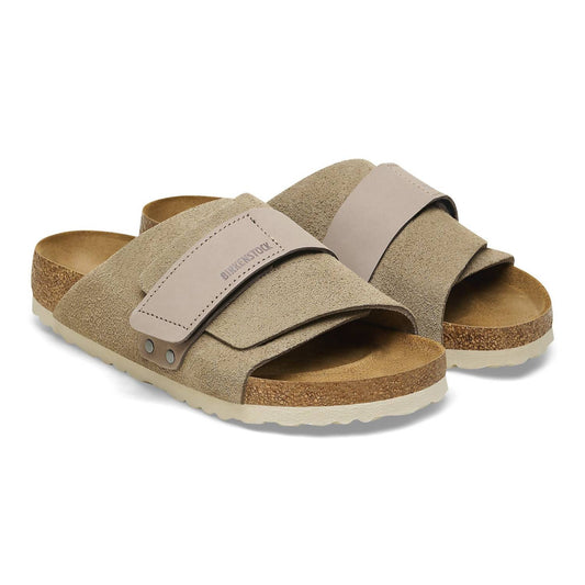 Birkenstock - Men's Kyoto Nubuck Suede Leather Slide