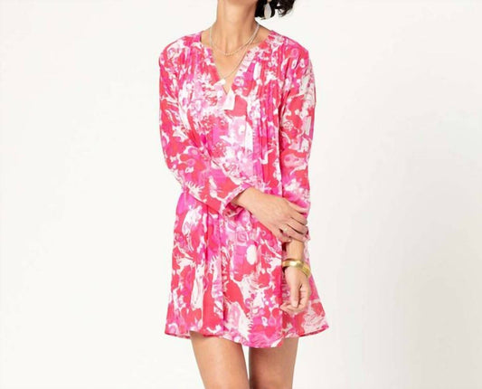 Rockflowerpaper - Ruby Blu Cotton Pintuck Beach Cover Up