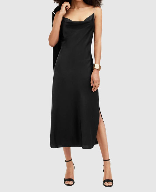 Allsaints - Hadley Cowl Neck Midi Slip Dress