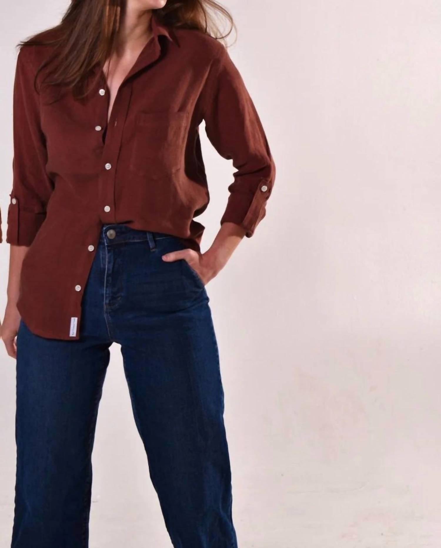Emily Phillips - Button Down Tencel Shirt