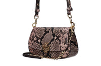 Tory Burch - Women's Snake Embossed Leather Shoulder Bag