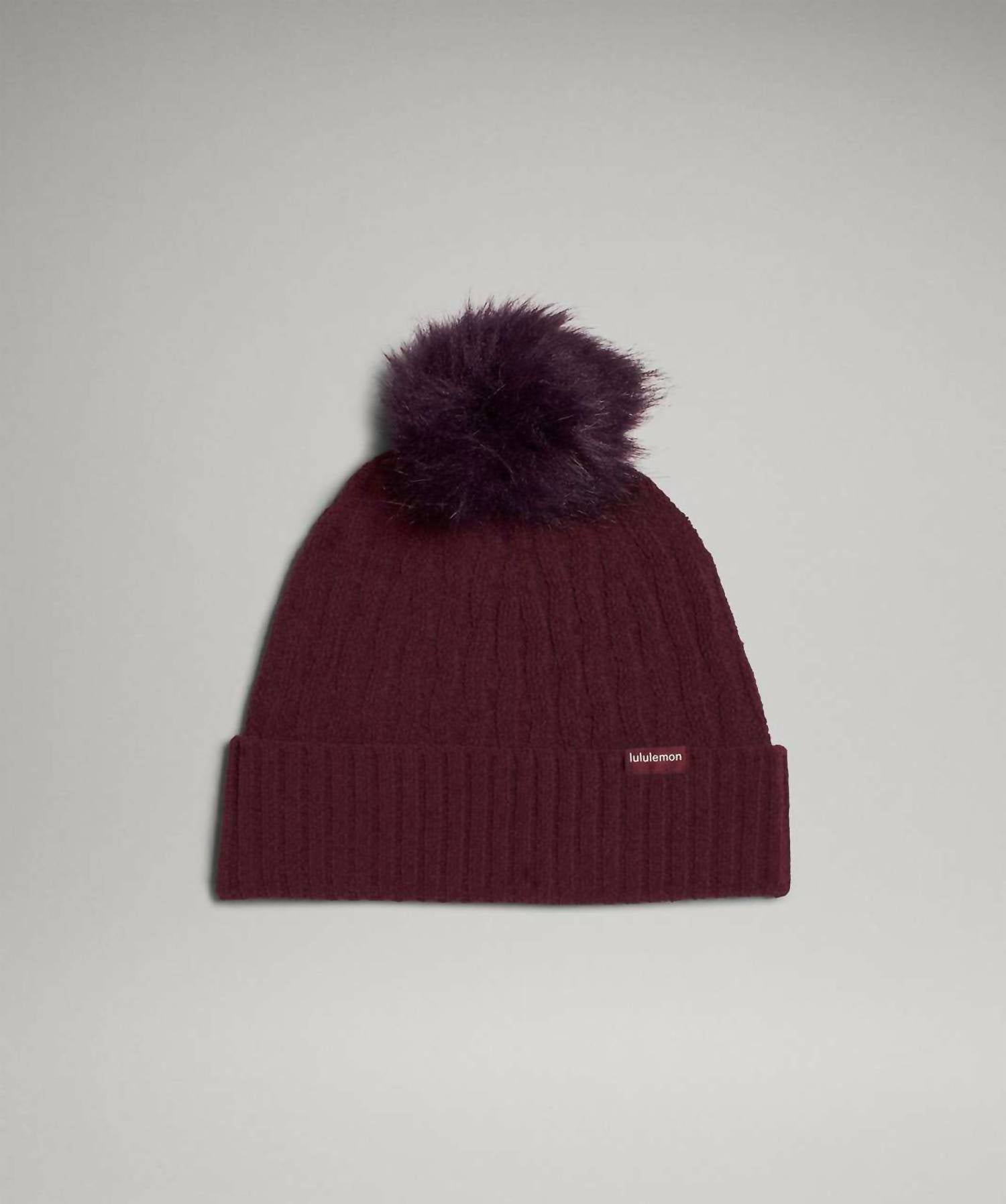 Lululemon - Cable Knit Pom Beanie