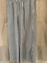 Tulip B - Women's Seersucker Wide-legged Pant