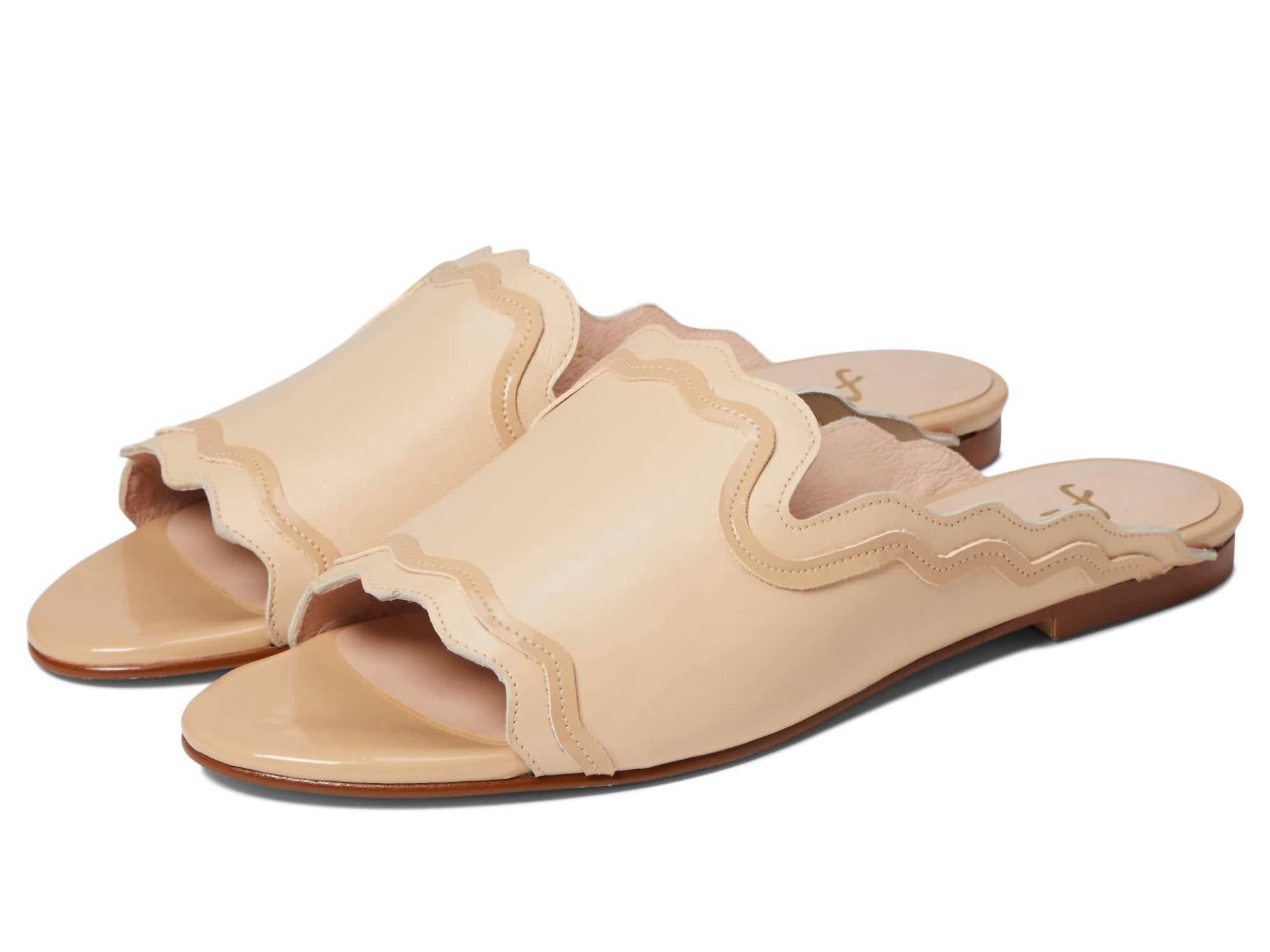 French Sole Women's Kennedy Sandal in beige - women's sandal