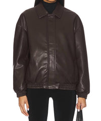 Enza Costa - Bomber Leather Jacket