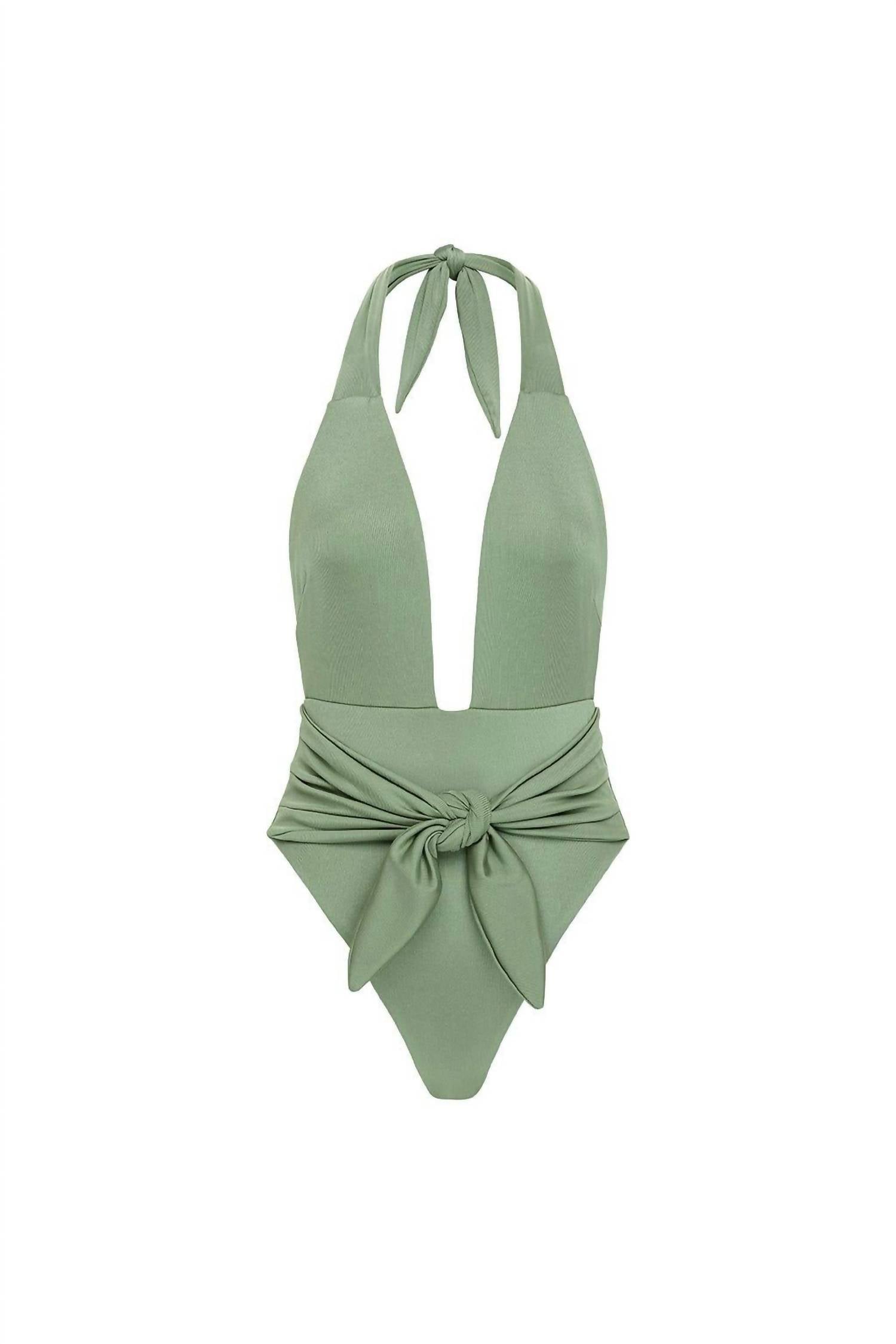 Montce - Tropez Tie-up One-piece Swimsuit