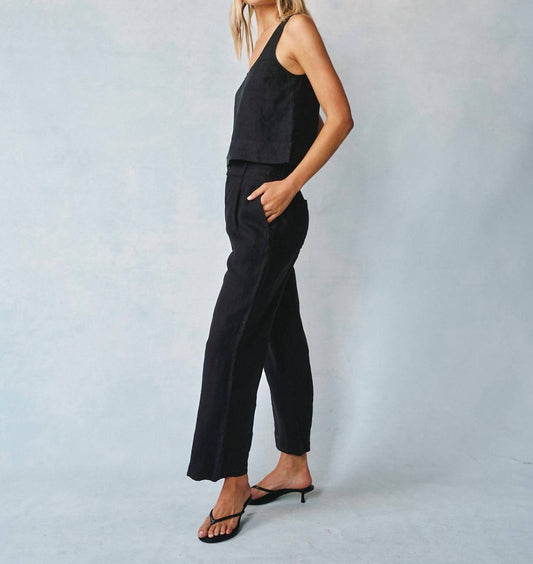 Bella Dahl - Pleated Wide Leg Ankle Pant