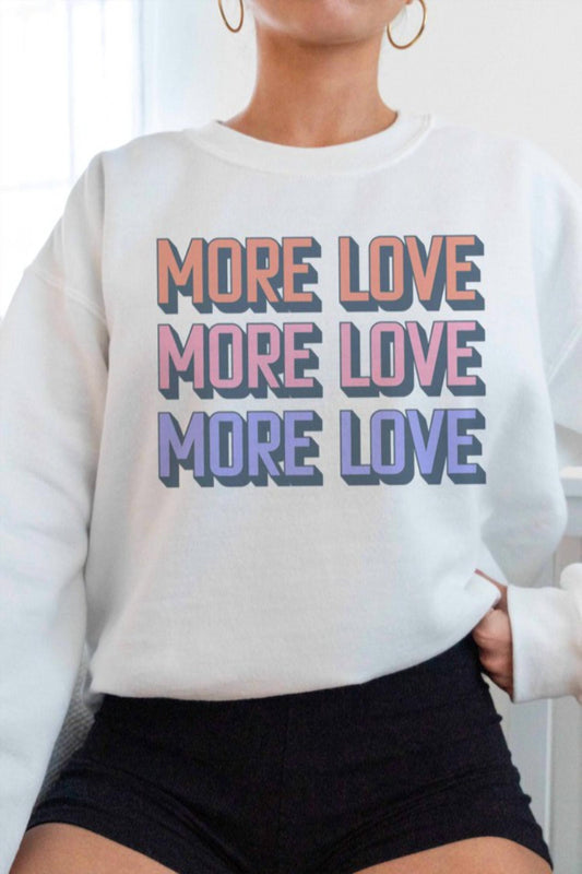 More Love Crew Neck Sweatshirt