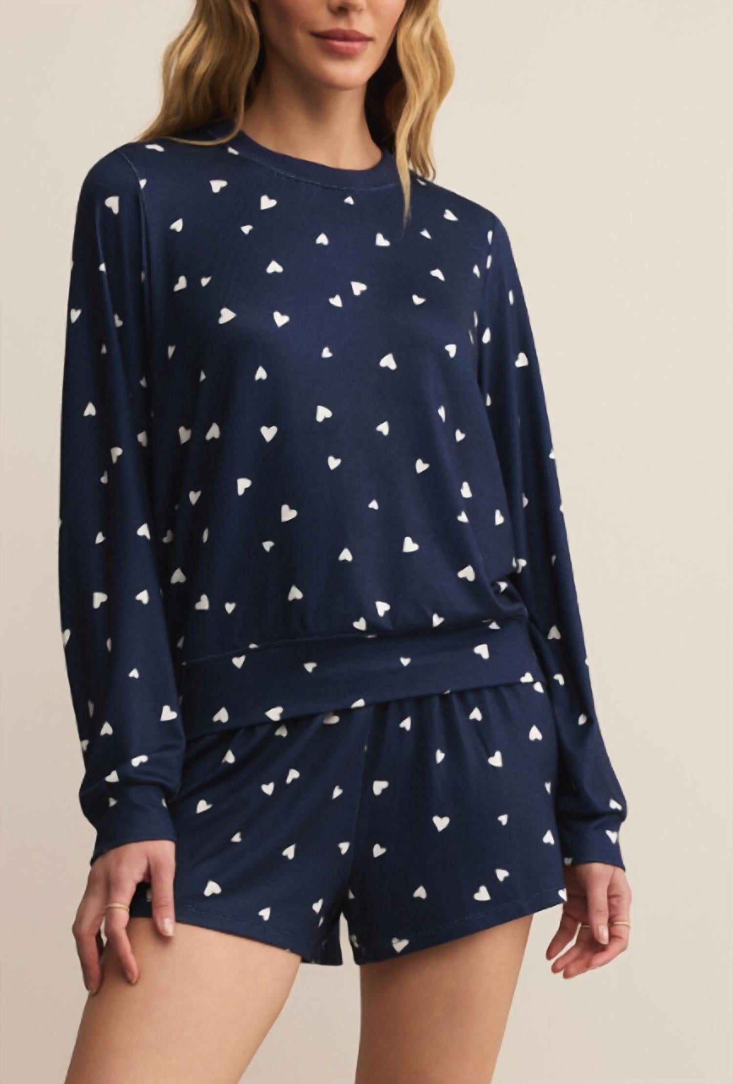 Z Supply - Classic Heart Long Sleeve Top