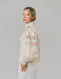 The Shirt - Blush Stripe Danielle Shirt