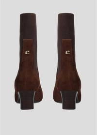 LOLA CRUZ Women's Richie Ankle Boots in brown suede - women's shoe - view 4