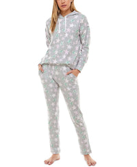 Roudelain - Women's Drop Shoulder Hoodie And Slim Leg Pant Lounge Set