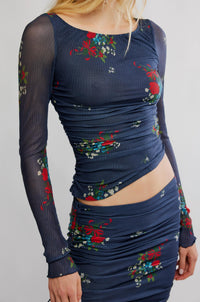 Free People - Rumi Floral Midi Skirt Set