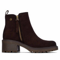 Refresh - Women's Casual Suede Ankle Booties