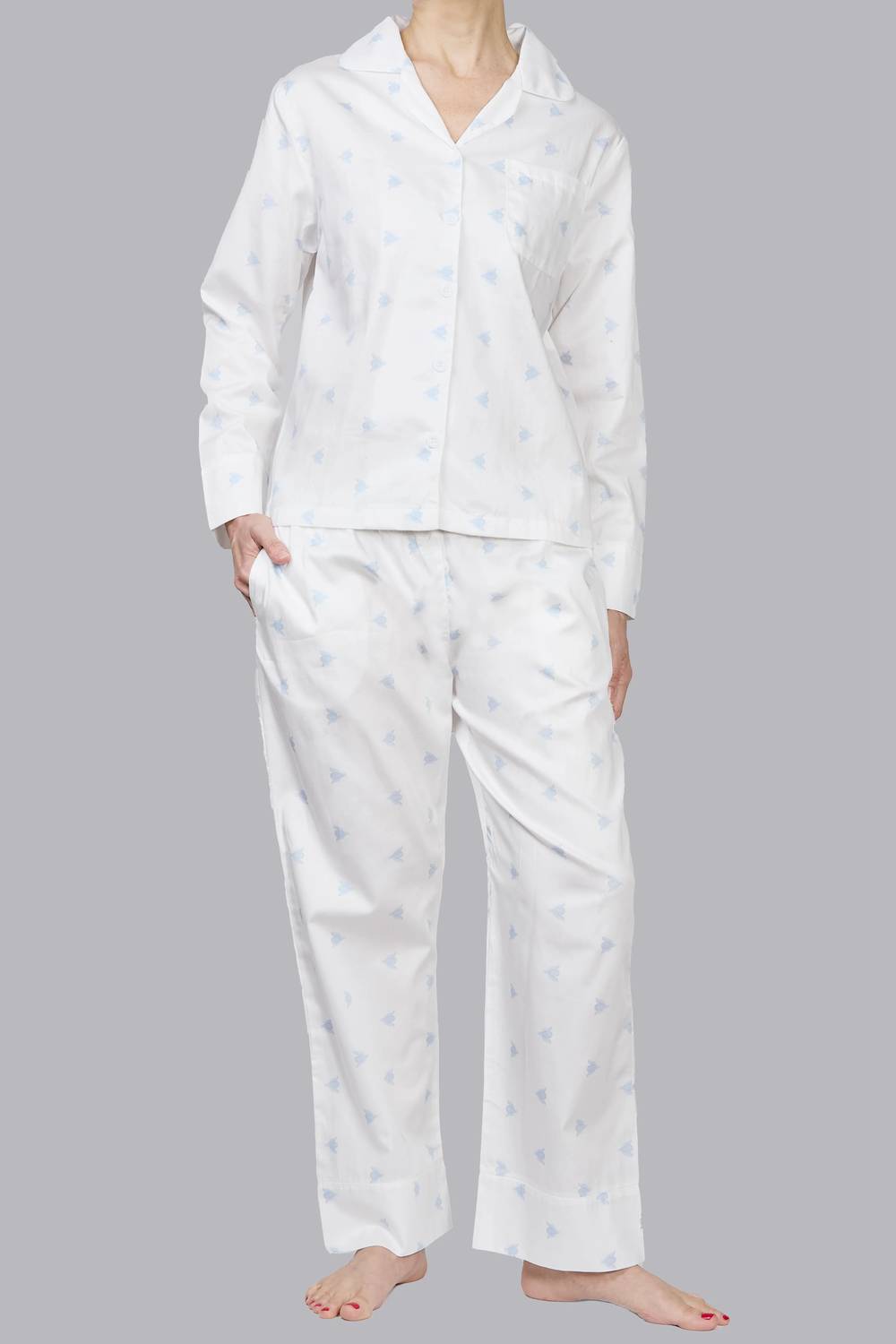 Haute Home - Bee Long Sleeve Pajama Set