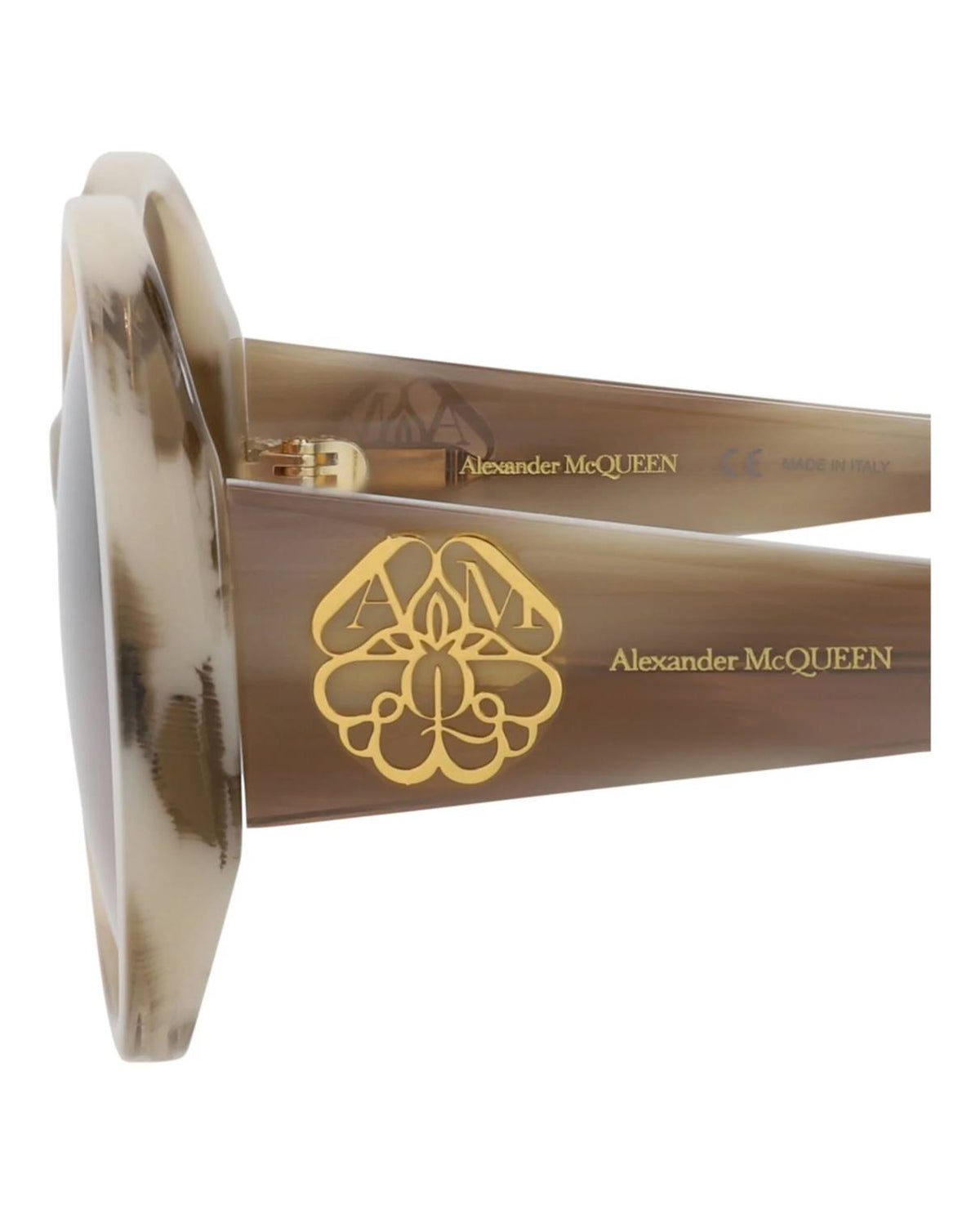 Alexander Mcqueen - Women's Round-frame Acetate Sunglasses