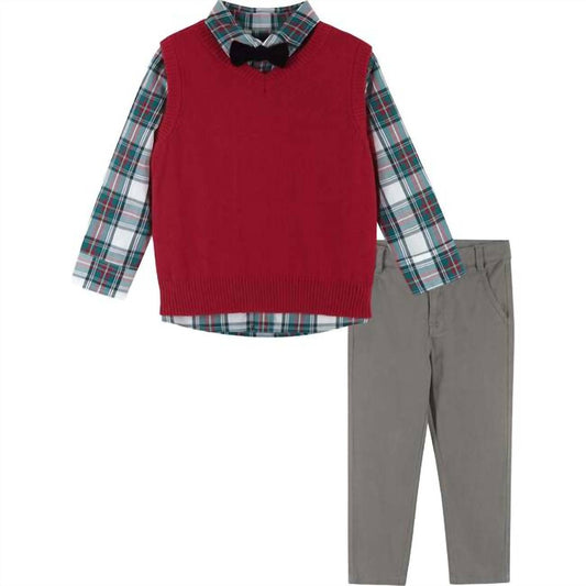 Andy & Evan - Boys Holiday Button Down and Pant set