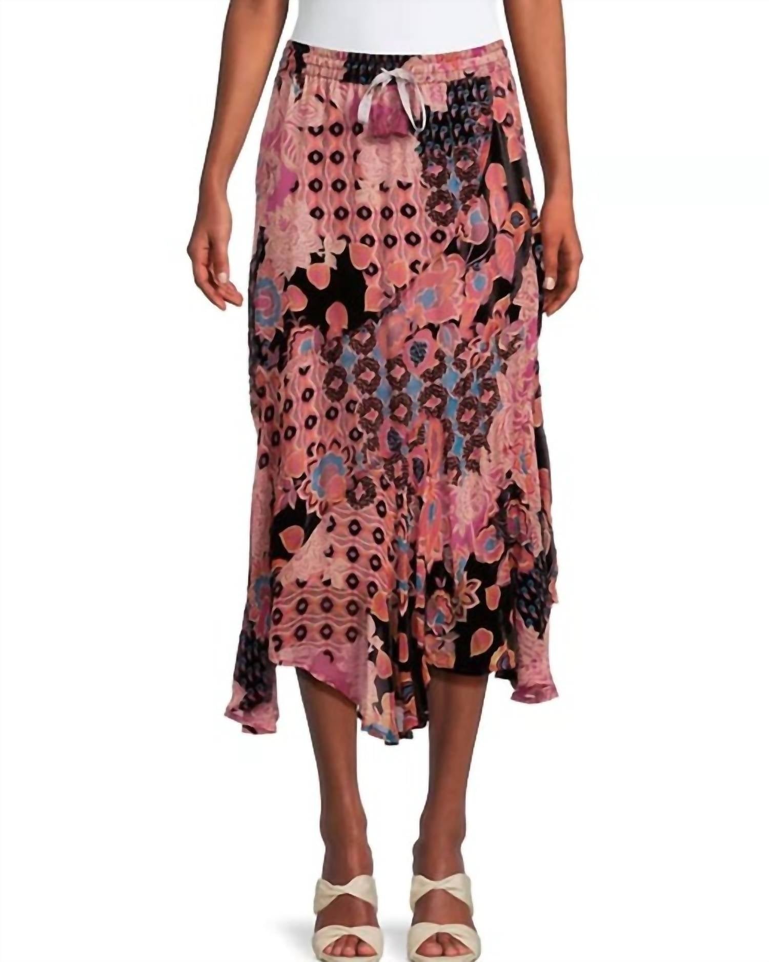 Johnny Was - CHAMYLLA BURNOUT LINED SKIRT