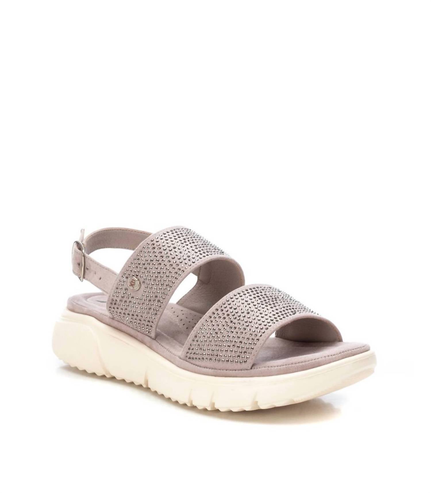 Xti - WOMEN'S FLAT SUEDE SANDALS