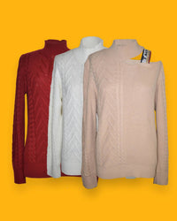 The Athletic Side Of Us - Victorian Cut-out Shoulder Sweater – Ribbed Knit