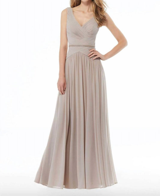 Morilee - Ruched Bodice Evening Gown