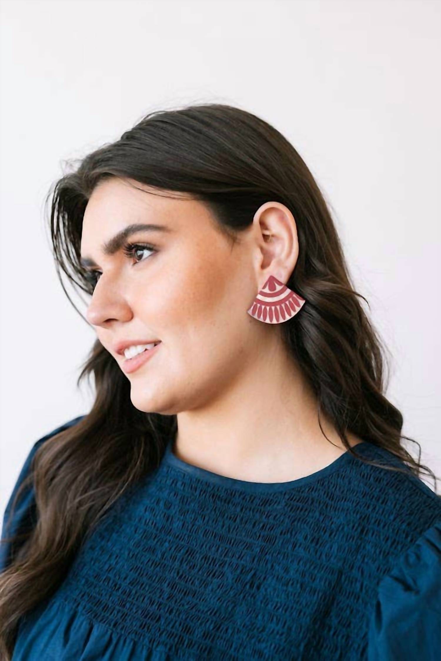 Sunshine Tienda - Women's Tile Earrings