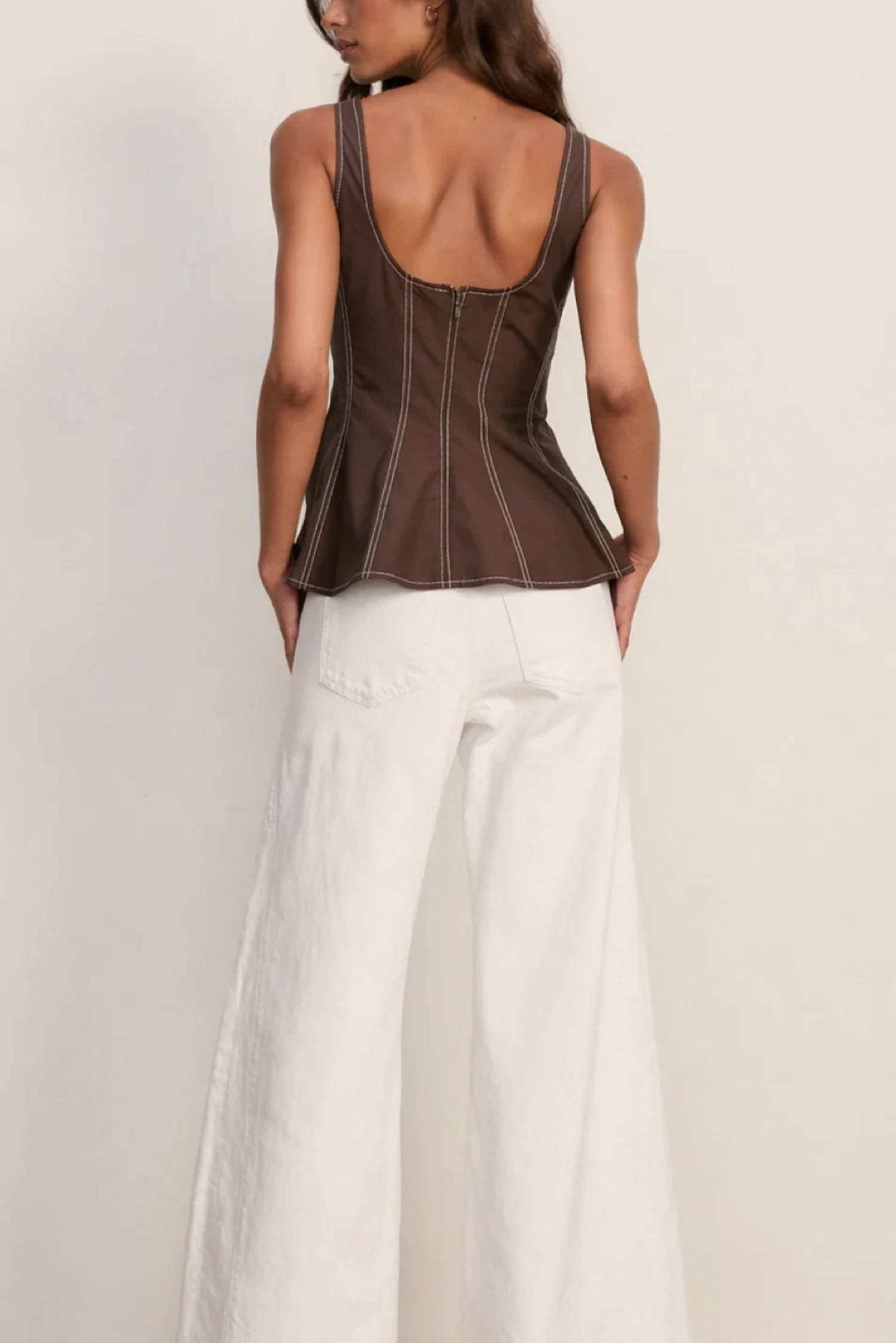 Veronica Beard - Charlie Peplum Top
