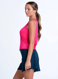 Lucky In Love - Twist Back Rib Tank Top