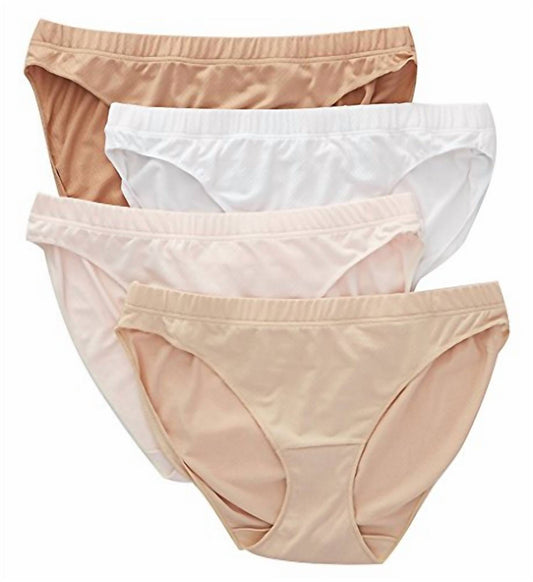 Women's Ultra Light Breathable Bikini Panty - 4 Pack