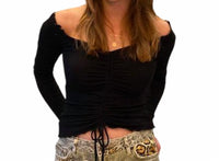 Project Social T - Gathered Long Sleeve Top
