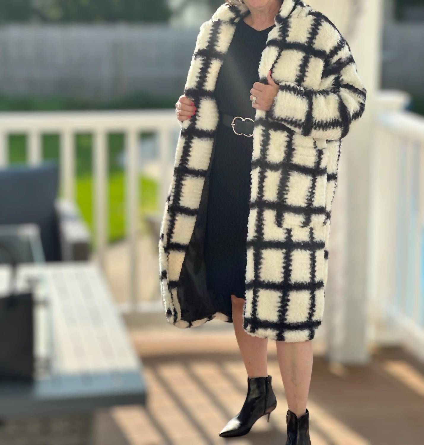 Amelia K. Luxe - Check Me Out Coat