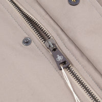 Luigi Borrelli Napoli - Men's Cotton Flight Jacket With Knit Details