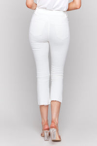 Charlie B - Hi Lo Raw Edge Hem Jeans