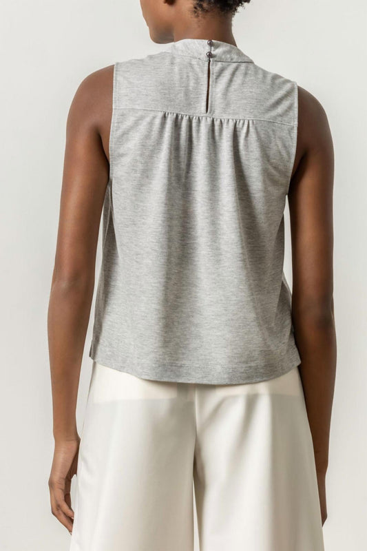 Lilla P - Sleeveless Mock Neck Top
